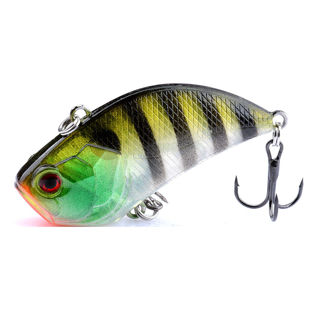 US 5-10 Pc Vibration Crank Bait Fishing Lures 3/4 oz Lipless Crankbait Portable