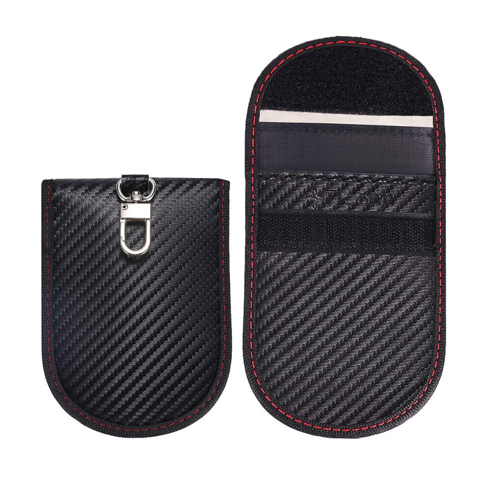US 2-4 Pack Faraday Bag for Key Fob , Cage Protector - Car RFID Signal Blocking