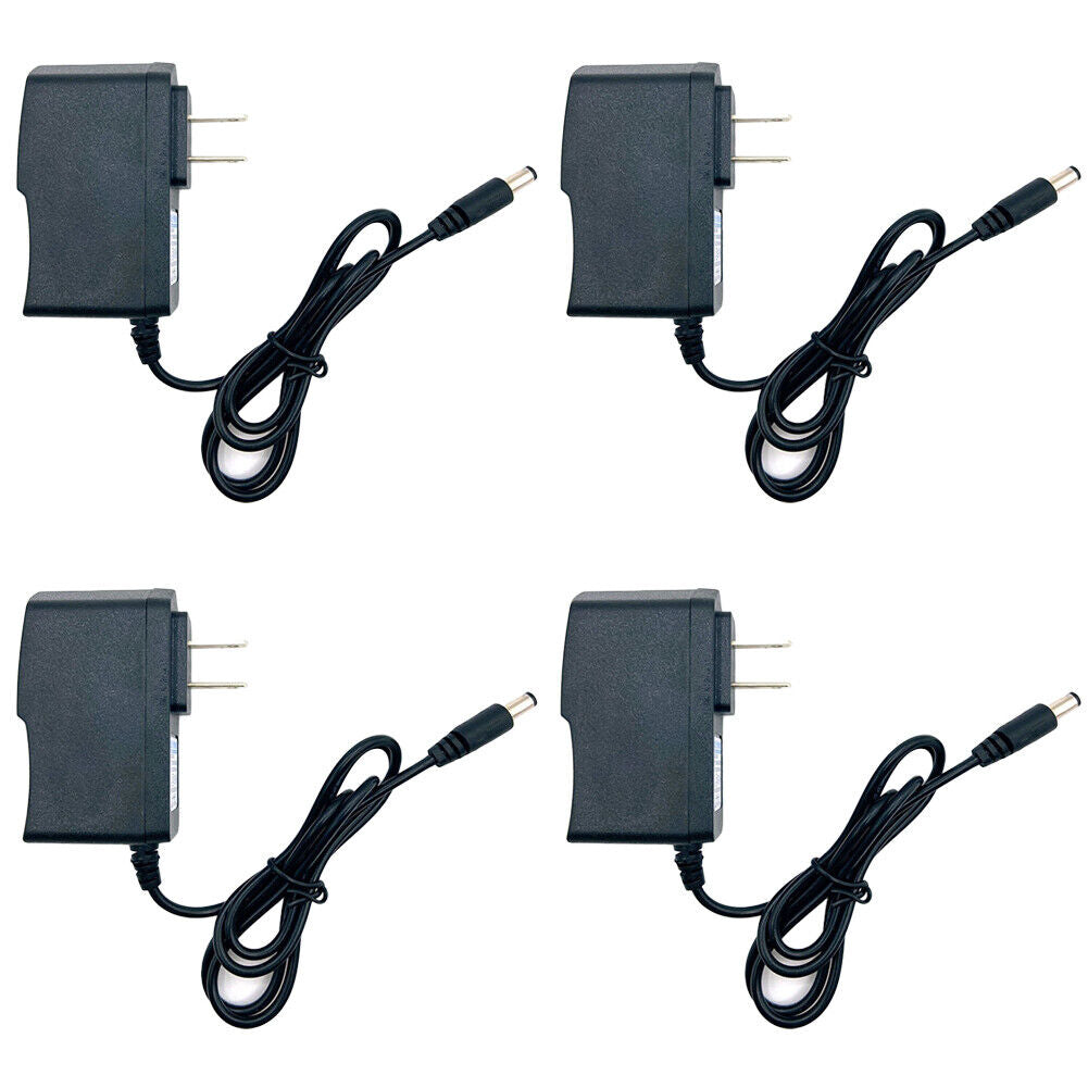 US 2-4 Pc 9V 1A Power Supply Adapter Charger AC DC Transformer 5.5mm x 2.1~2.5mm