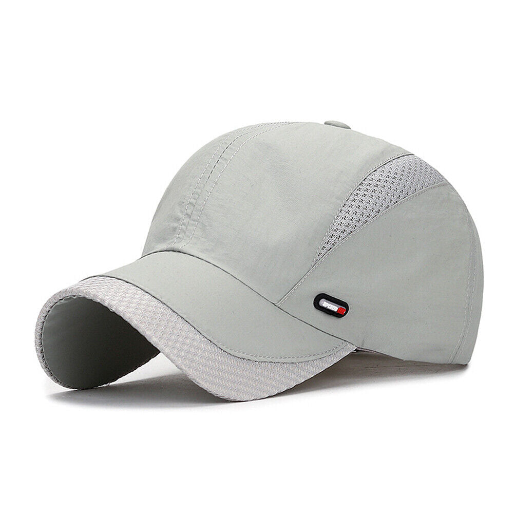 US 1-2Pcs All Season Airy Mesh Thin Quick Dry Baseball Cap Hat UV Protect Sports