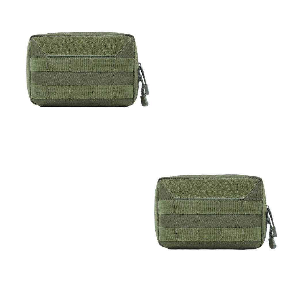 US 1-2Pc Tactical MOLLE Admin Pouch Waist Belt Utility Tool Gadget Bag Organizer