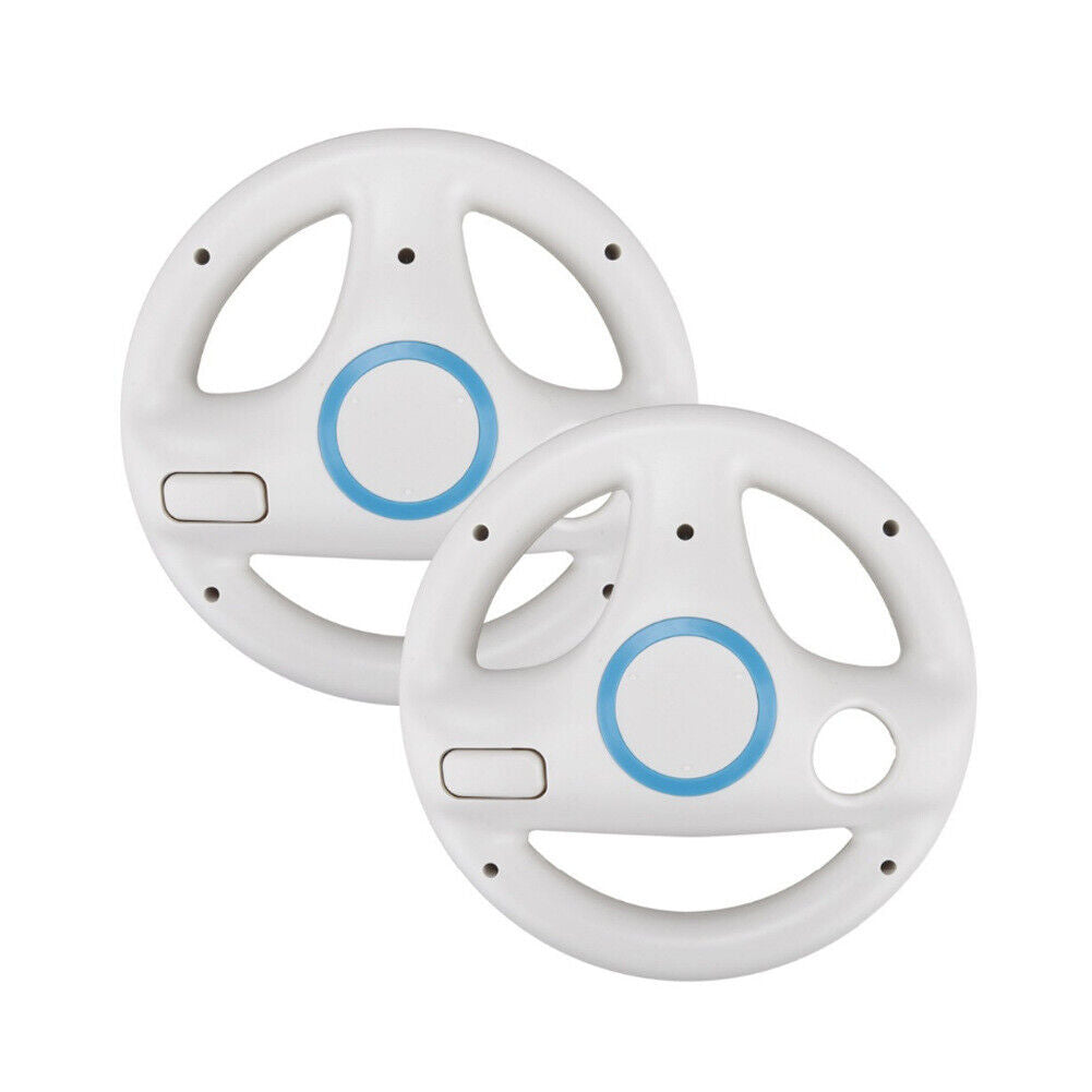US 2-4 Pack Mario Kart Racing Steering Wheel for Nintendo Wii Remote Controller