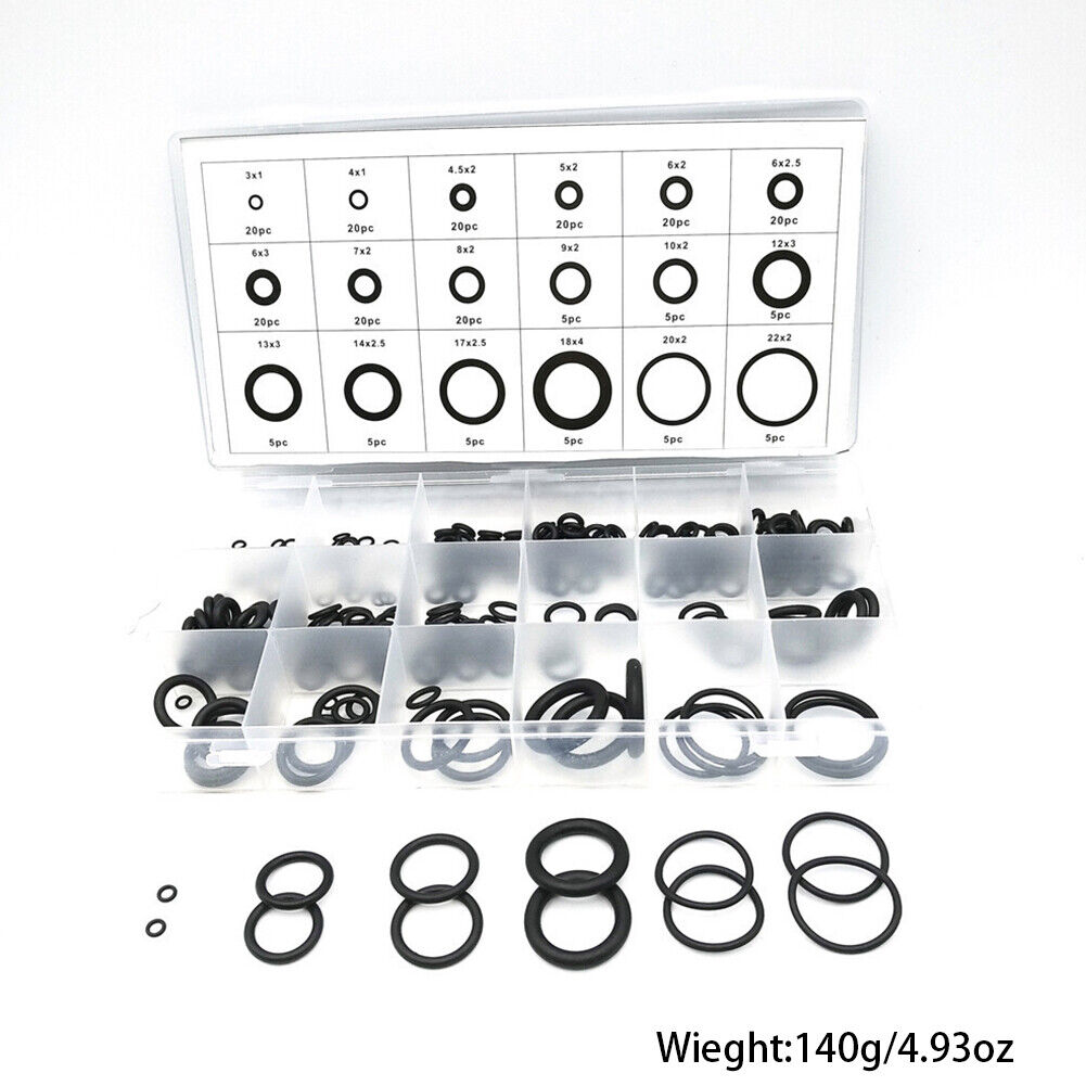 US 1-2Set Universal Rubber O-Ring Assortment Set Gasket Automotive Seal SAE Kit