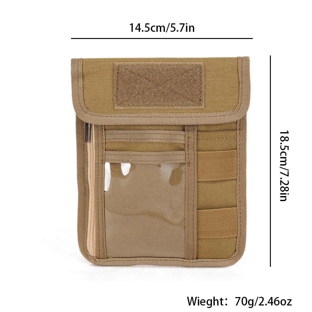 US Anti-Theft RFID Blocking Passport Holder Neck Travel Hidden Wallet Pouch