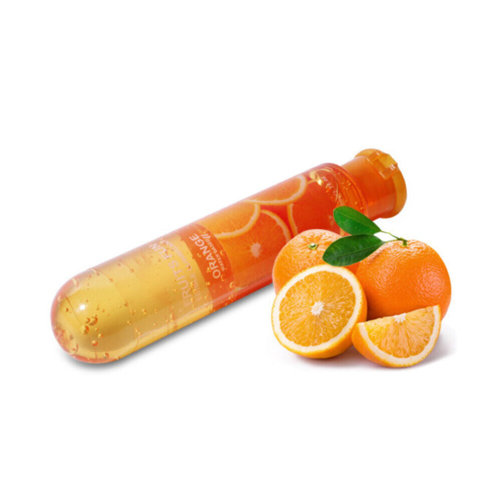 US 2 Pcs Edible Fruit Flavor Lubricant Sex Lube Water Based Lube Couple Oral Sex
