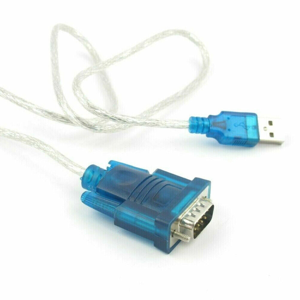 US 2-4 Pcs DB9 RS232 Serial To USB 2.0 Converter 9 Pin Adapter Cable Android Mac