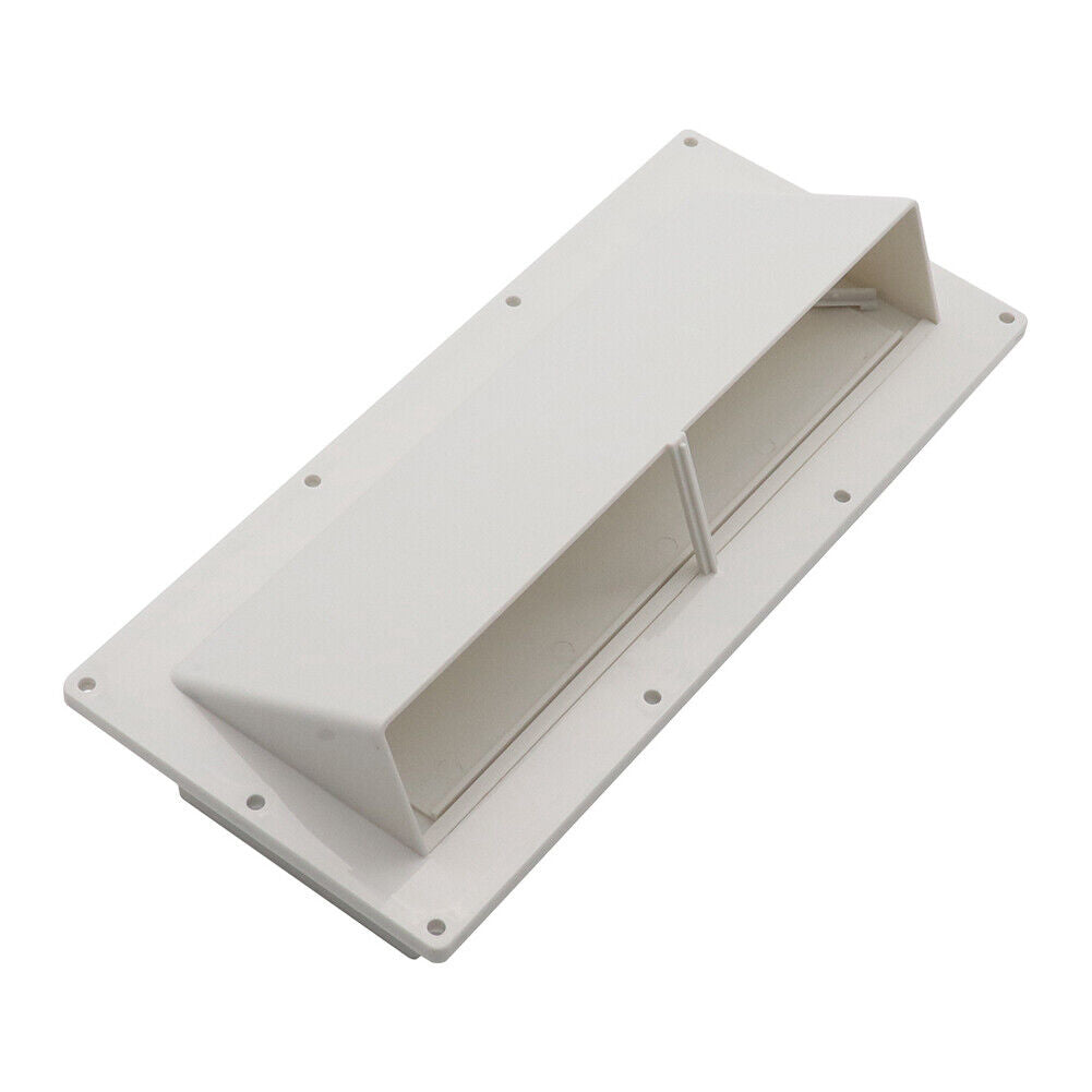 US Mobile Home/RV Ventline White Exterior Sidewall Range Hood Vent with Damper