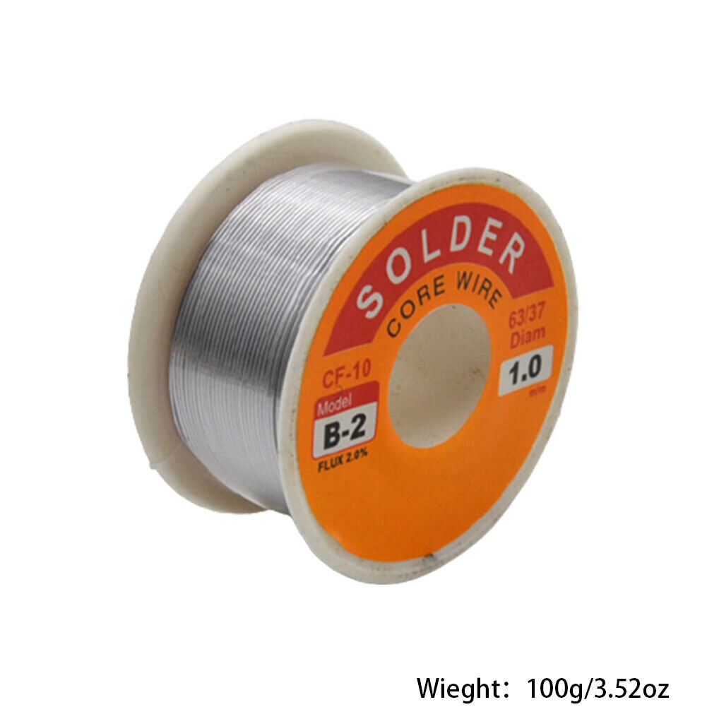 US 1-2 Pc 100 Gram 63-37 Tin Rosin Core Solder Wire Electrical Sn60 Flux 0.8mm