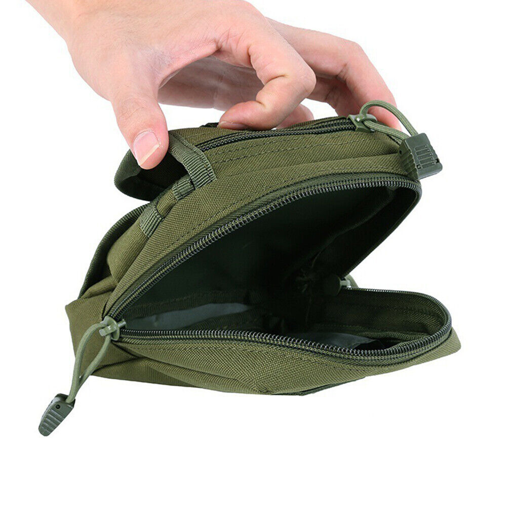 US 1-2 Pc MOLLE Tactical Small Utility Phone GPS Electronic Device Tool Pouch
