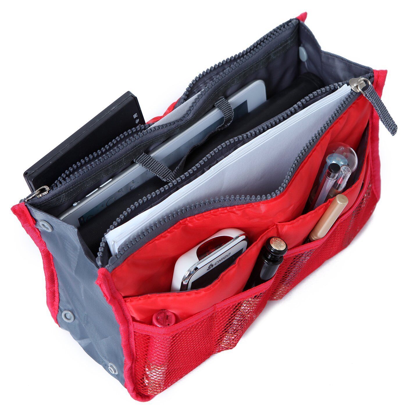 2 Pack Travel Insert Handbag Purse Large Liner Organizer Tidy Bags