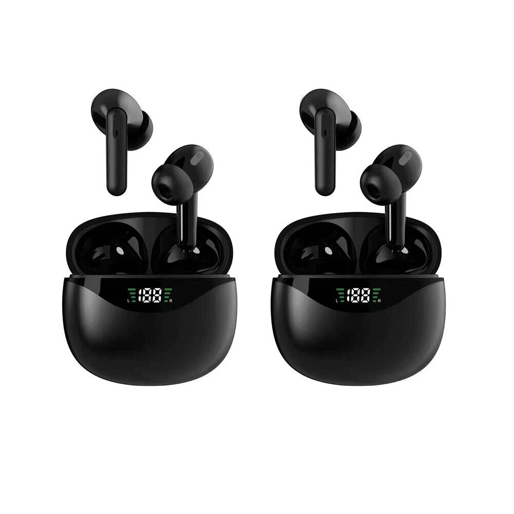 US 1-2 Pcs Bluetooth 5.1 Earbuds True Wireless Headphones Super Bass Waterproof