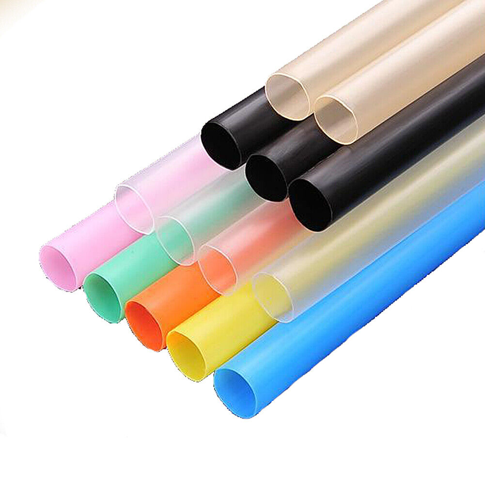 US 100-200 Pcs Jumbo Smoothie Straws Boba Bubble Tea Straws Individually Wrapped