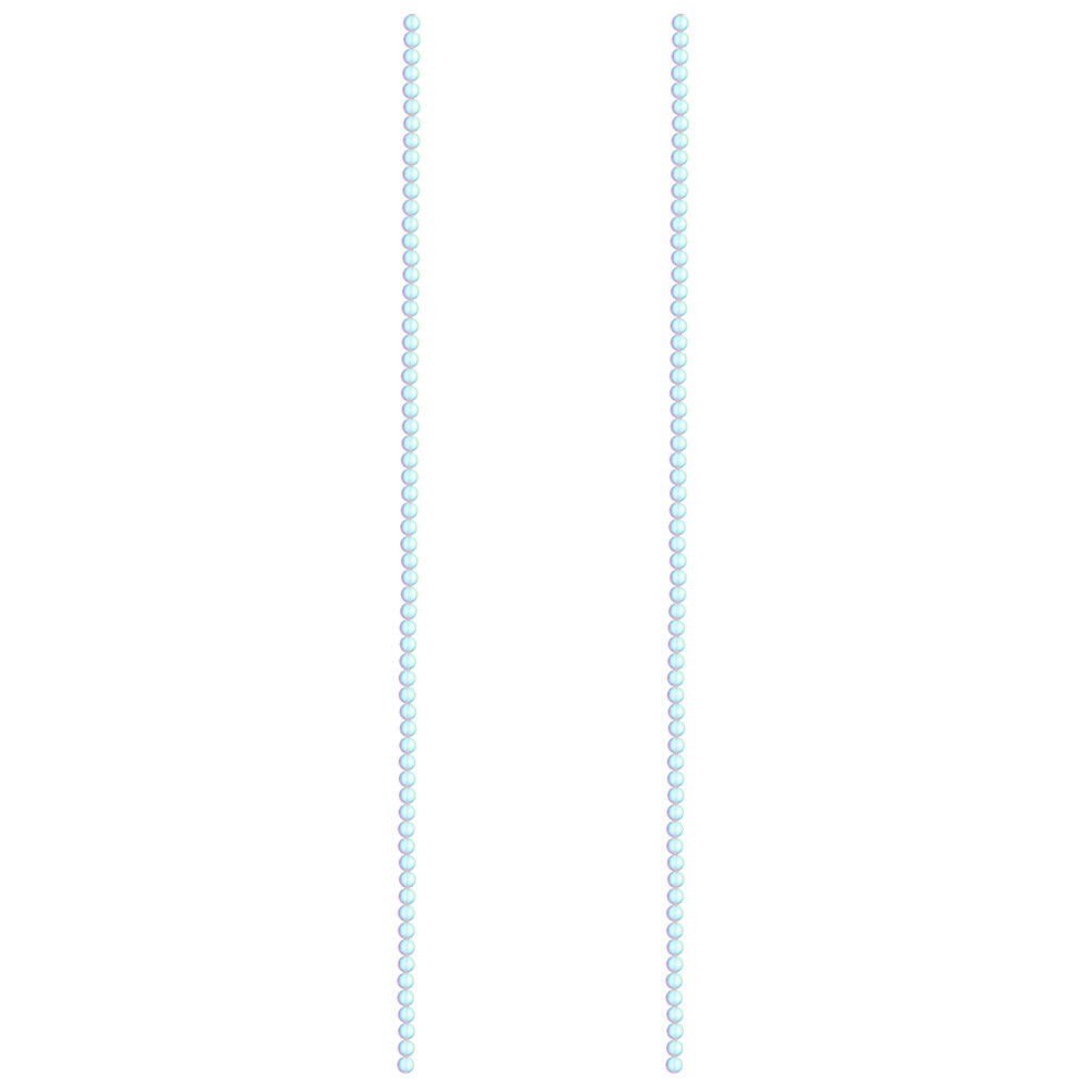 US 1-2 Pc Clear Mystic Mermaid Glass Matte Round Beads 6mm 8mm 10mm 15.5" Strand