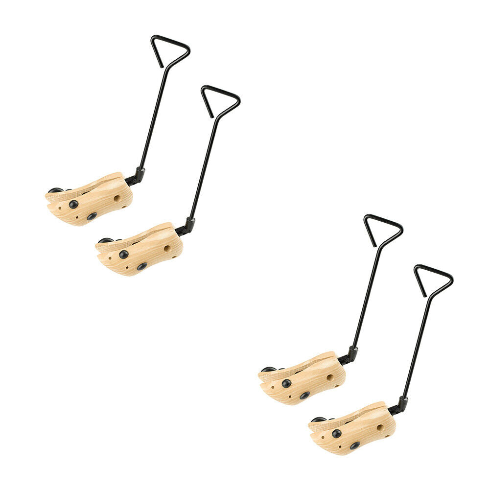 US 2-4 Pair Boot Stretcher Shoe Shaper Wooden Western Cowboy Boot Tree Expander