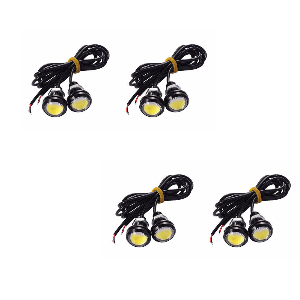 US 4-8 Pc LED Amber Grille Lights Kit Universal For Ford Truck SUV SVT Raptor