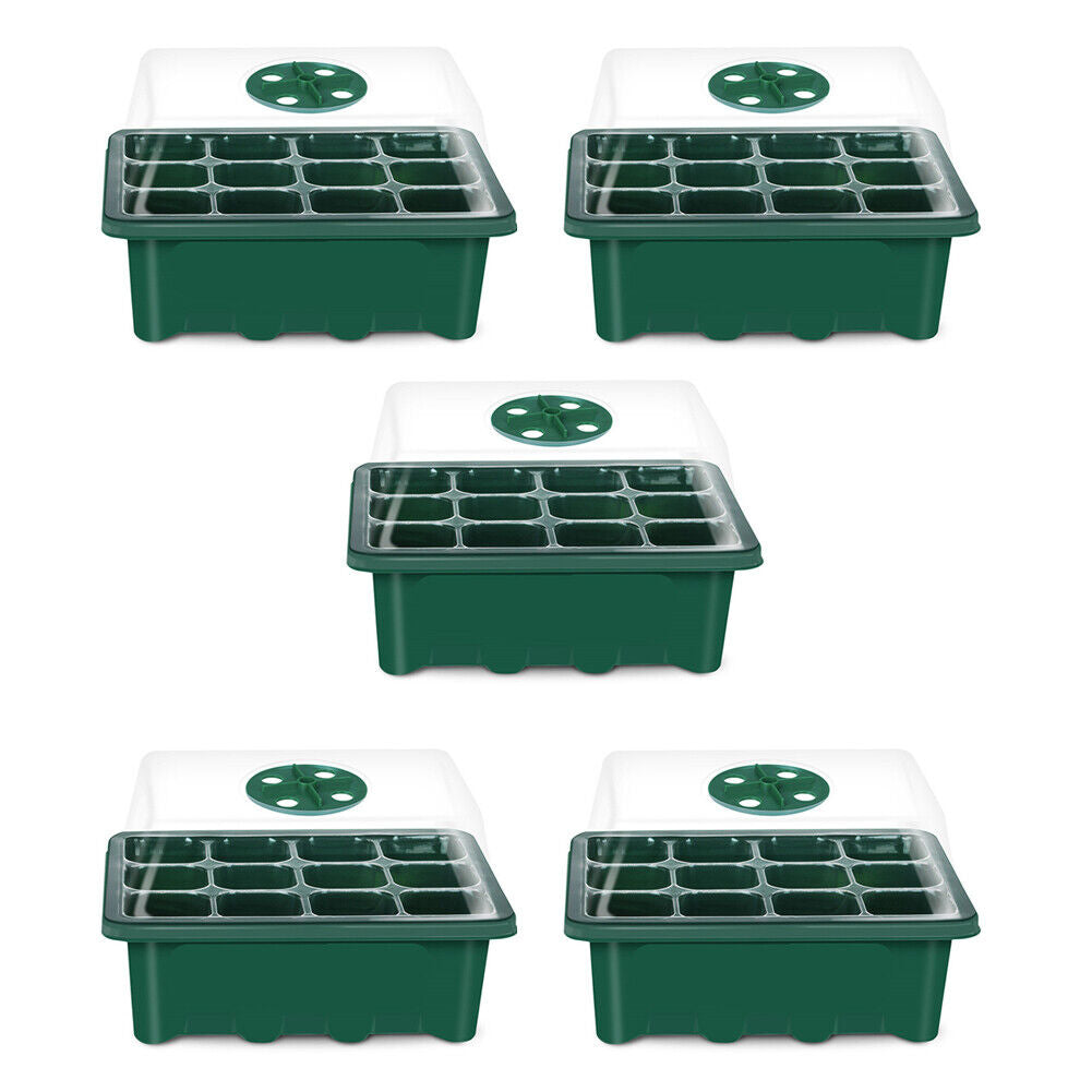 US 5-10 Pack Seed Starter Tray Peat Pots Kit Plant Growing Nursery Biodegradable