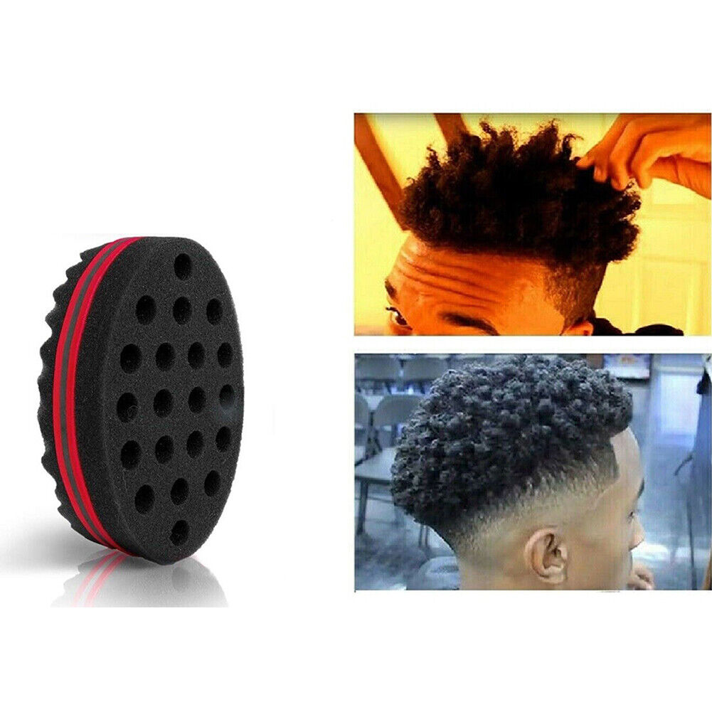 US 3-6 Pc Hair Sponge Magic Barber Twist Curl Brush Dread Locking Afro Coil Comb