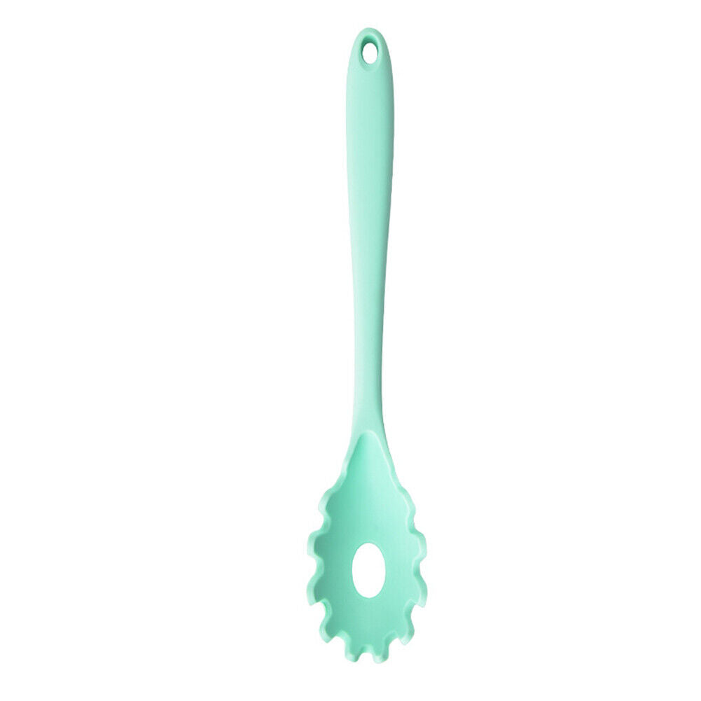 US 1-2 Pack Silicone Pasta Fork Heat Resistant Noodle Spaghetti Server Spoon