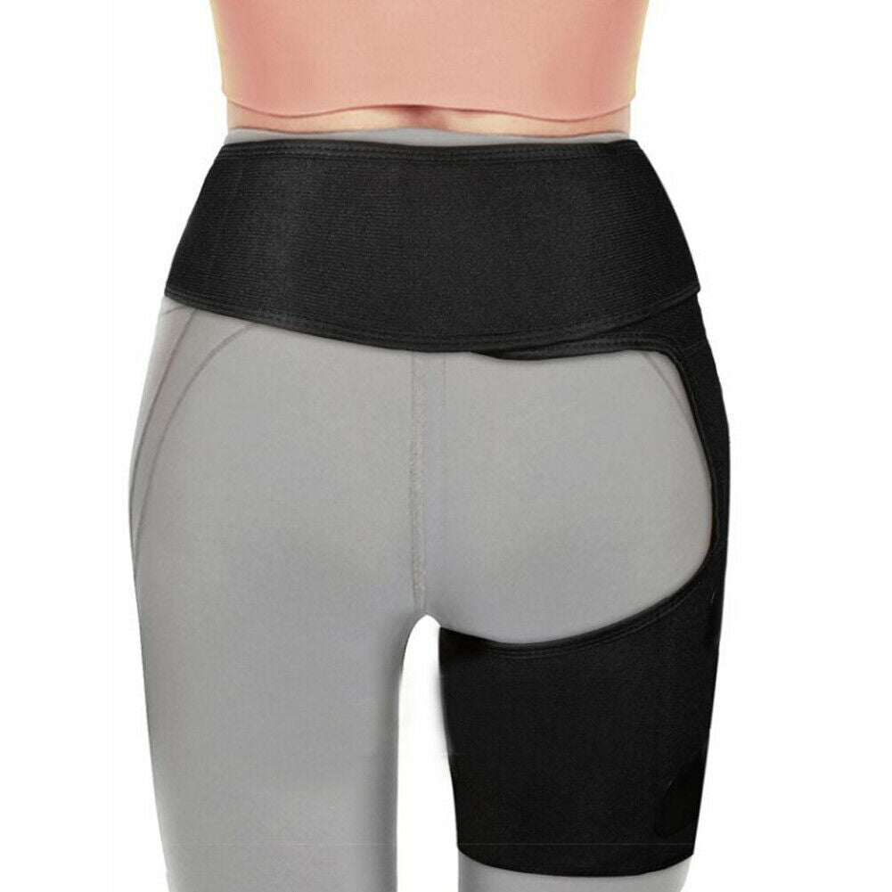 US 1-2 Pack Hip Brace Compression Groin Support Wrap for Sciatica Pain Relief
