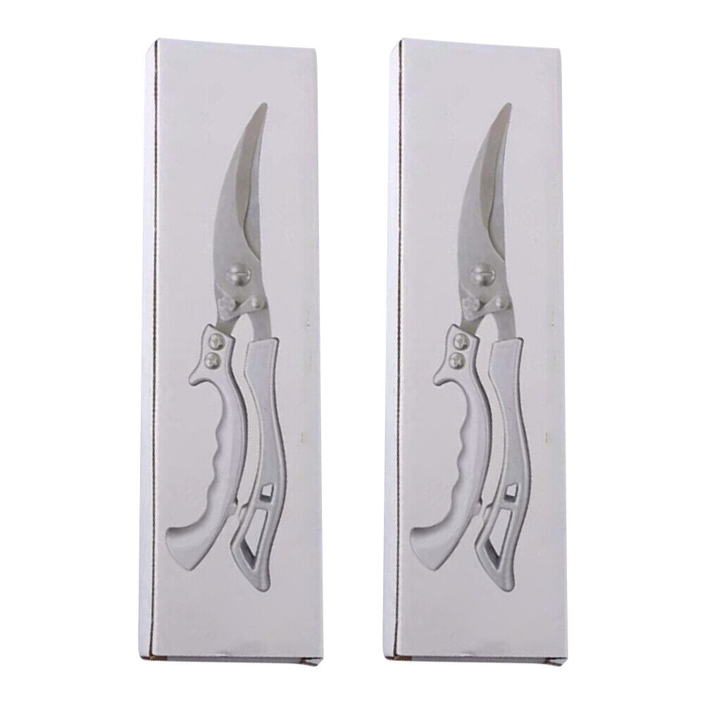 US 1-2 Pack Stainless Steel Kitchen Shears Heavy Duty Scissors Fish Chicken Bone