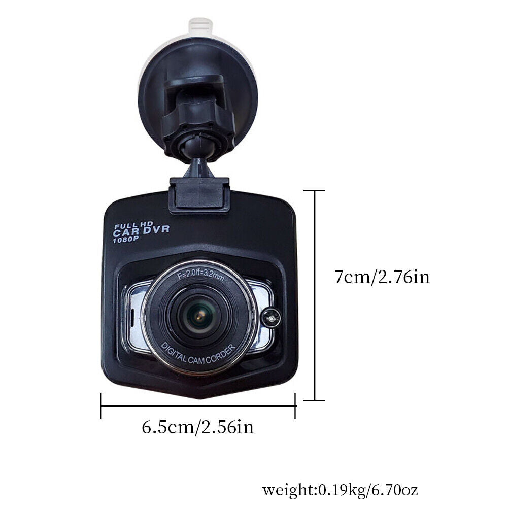 US 2-4 Pcs 2.4" 1080P HD Dash Camera Car Recorder Night Vision Loop G sensor