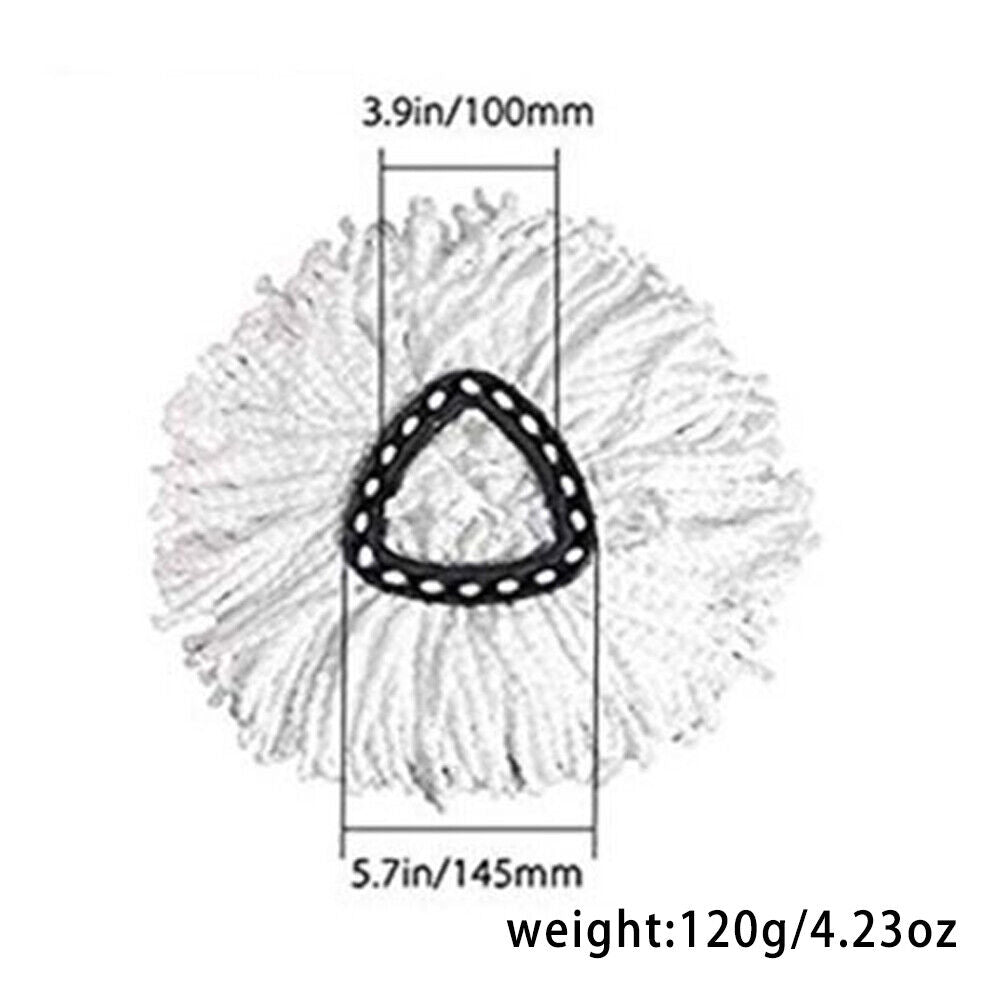 US 3-6 Pack Mop Replace Head Refills Compatible with O-Cedar Easy Wring Spin Mop