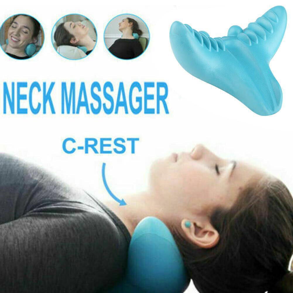 US 1-2 Pack Cervical Neck Stretcher Pain Relief Shoulder Relaxer Muscle Massager