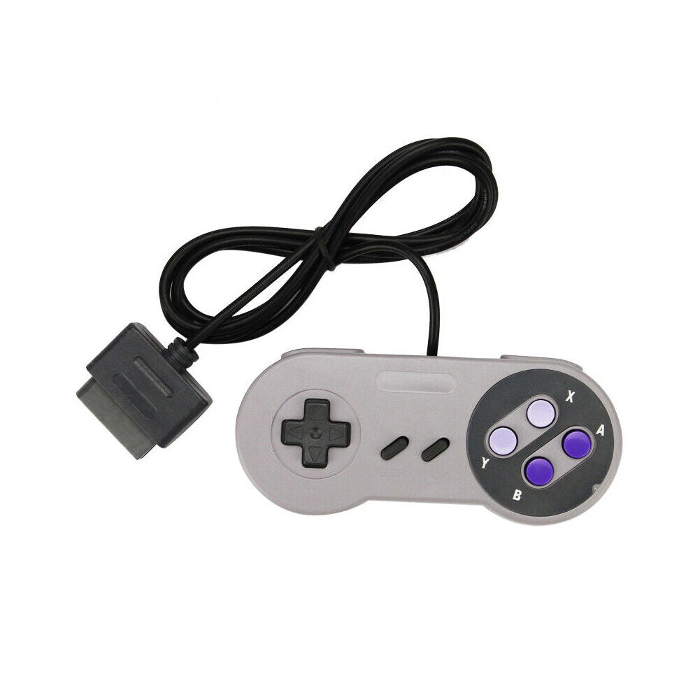 US 2-4 Pack Replacement Controller for  SNS-005 Super Nintendo SNES System 6FT