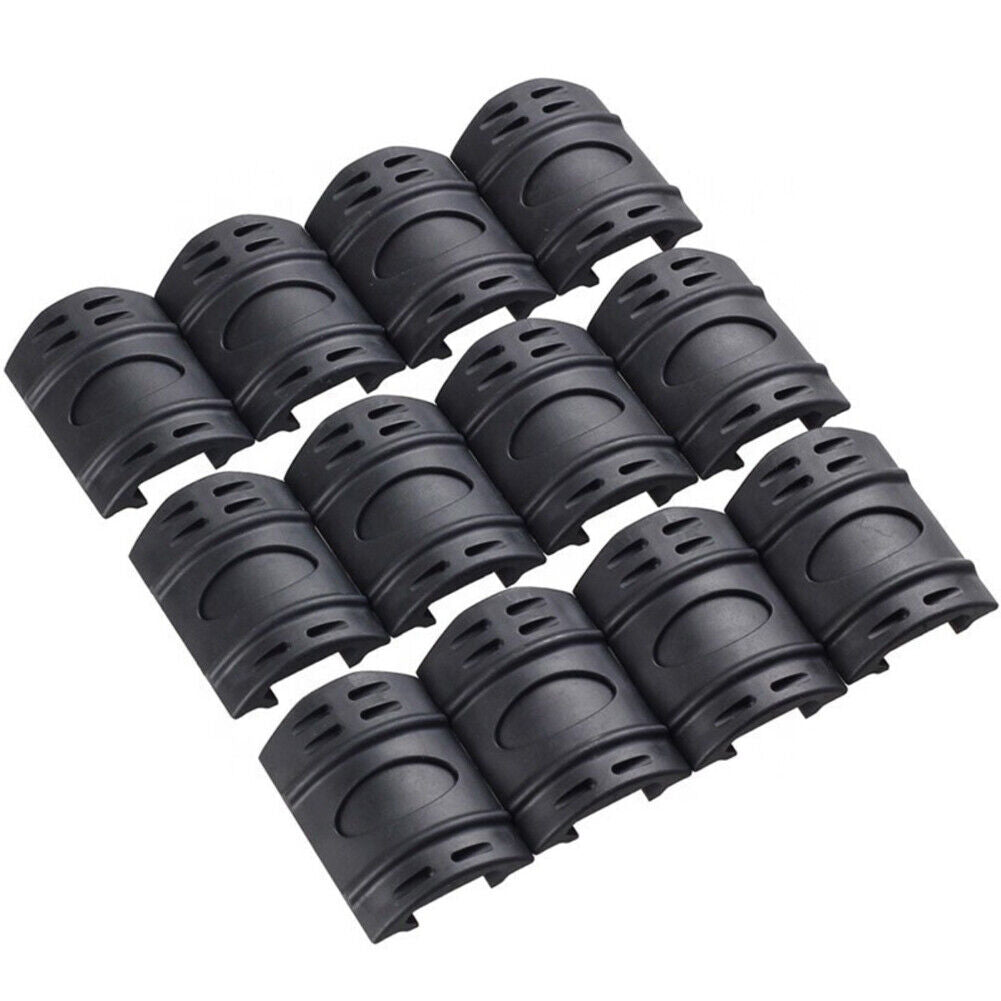 US 24-48 Pc Black Heat Resistant Weaver Picatinny Rail Cover