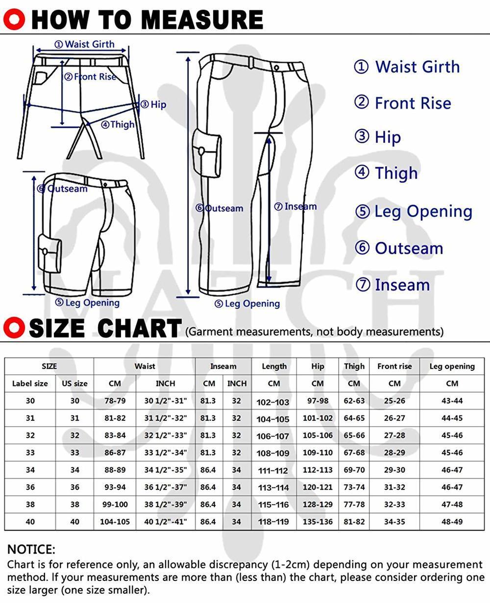 Match Men's Casual Pants 8035.8033