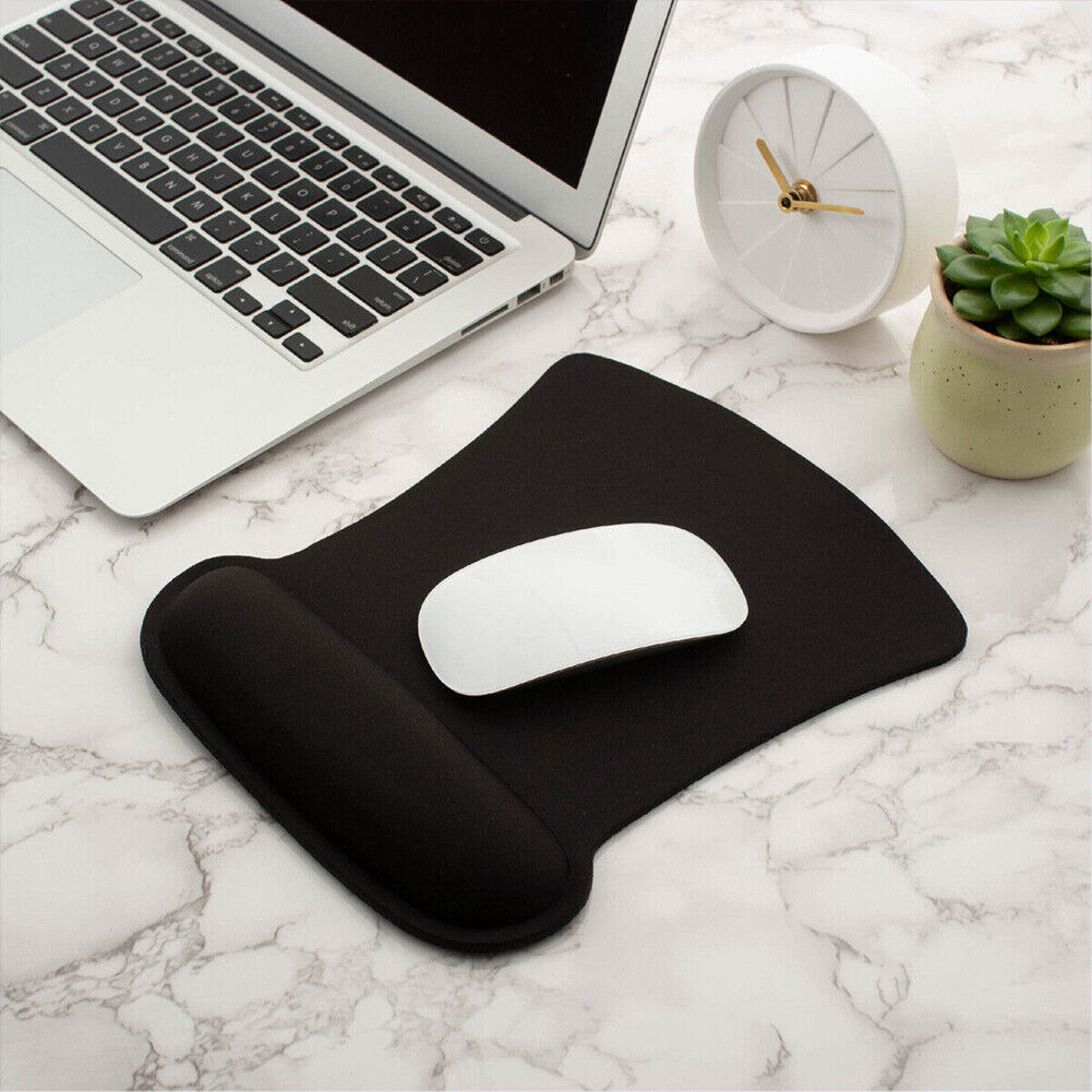 US 1-2 Pcs Mouse Pad Wrist Rest Ergonomic Support Comfortable PC Laptop Computer