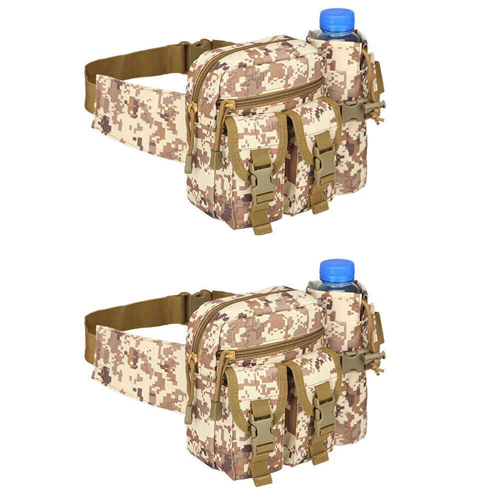 US Outdoor Utility Tactical Waist Fanny Pack Pouch Military Camping Belt Bag