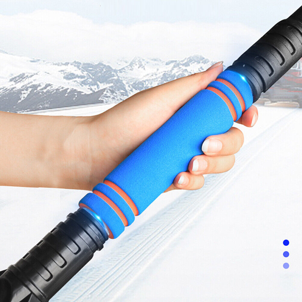 US 2 Pack Extendable Car Ice Scraper Snow Brush Windshield Window Cleaning Kit