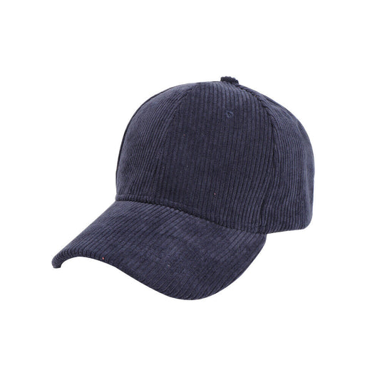 US 1-2 Pc Cotton Corduroy Baseball Cap Dad Hat Classic Adjustable Soft Plain Cap