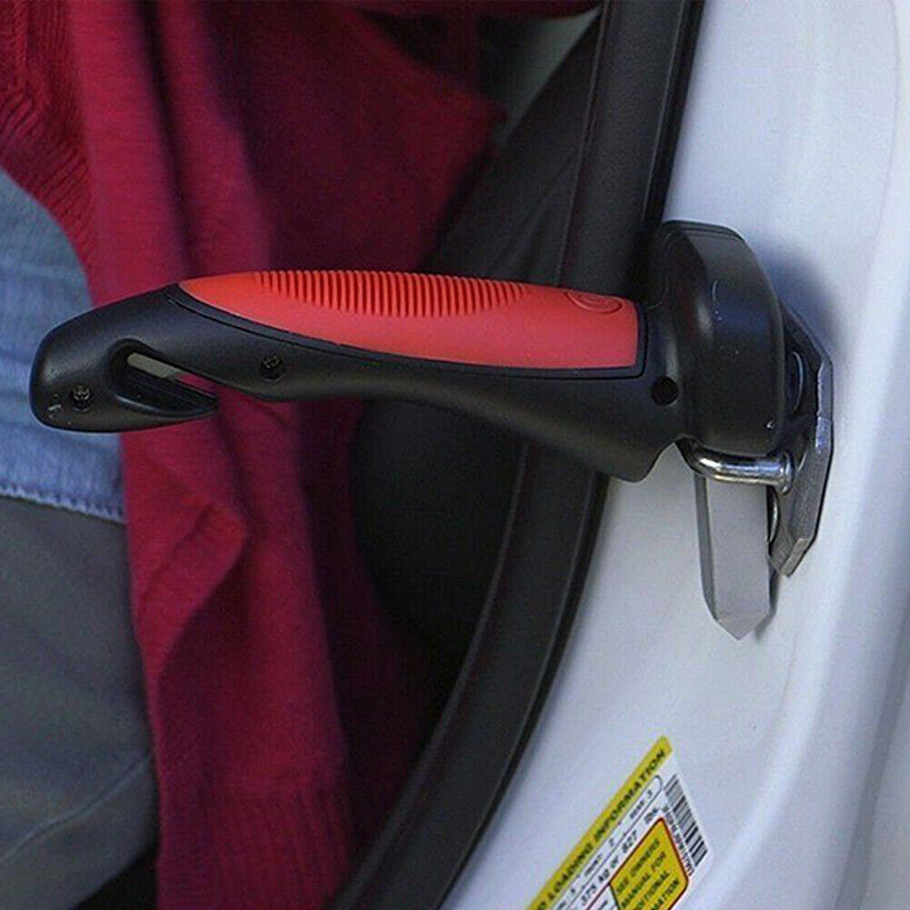 US 1-2 Pcs Portable Vehicle Support Handle Seat-Belt Cutter Window Breaker Aids