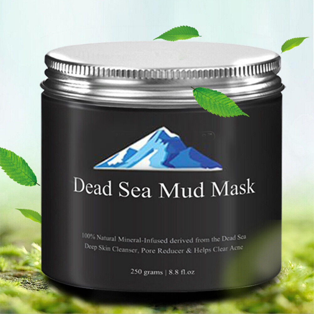 US 2-4Pc Dead Sea Mud Mask Deep Skin Cleanser Facial Black Purifying 250G 8.8 oz