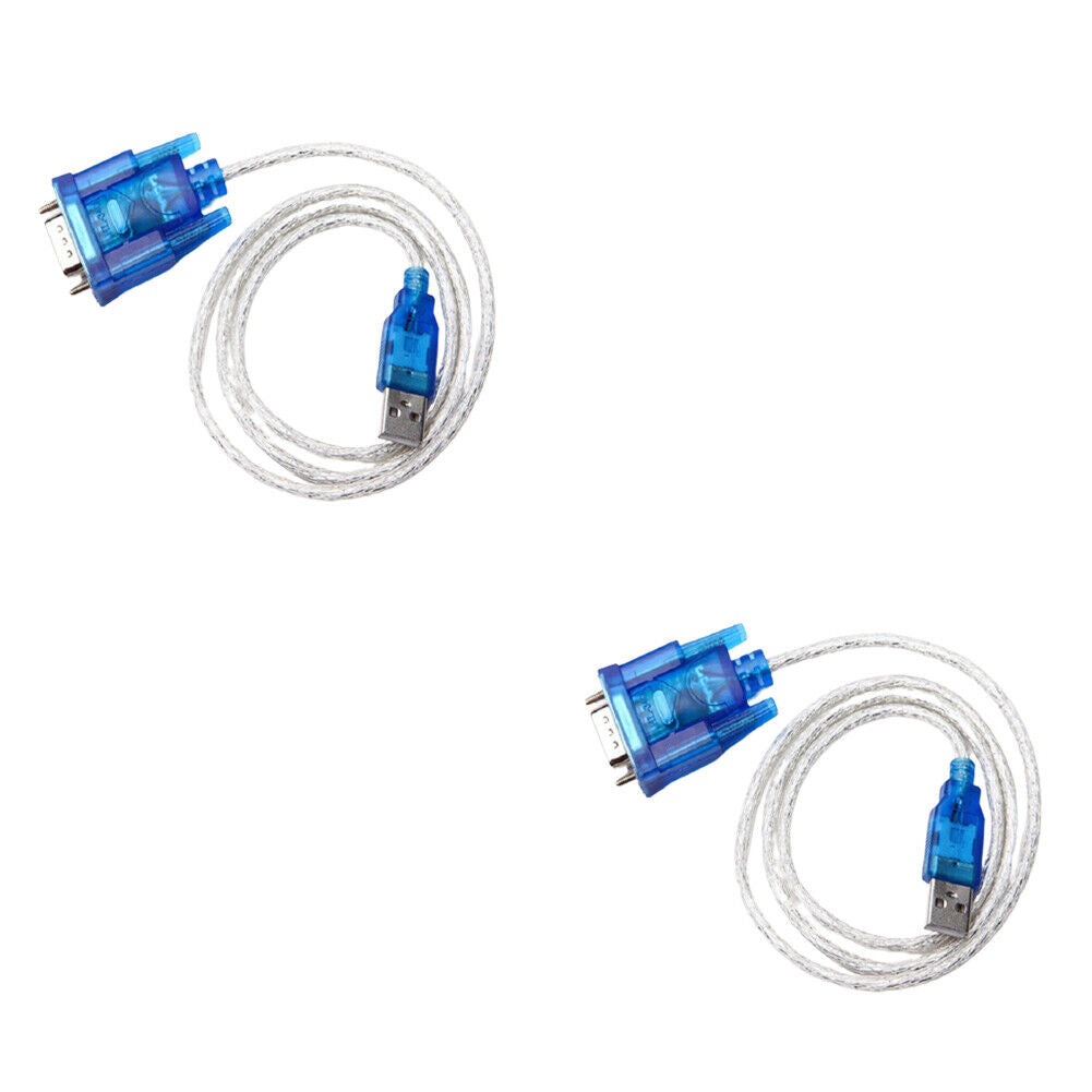 US 2-4 Pcs DB9 RS232 Serial To USB 2.0 Converter 9 Pin Adapter Cable Android Mac