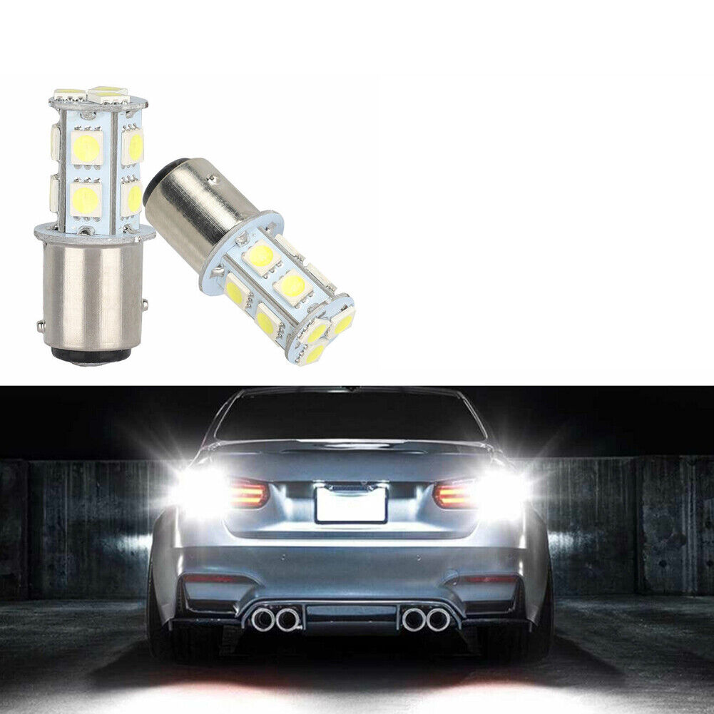 US 20-40Pc Car Truck Tail Brake Stop Light Bulb 12V 6500K LED 1157 Bay15d 13-SMD