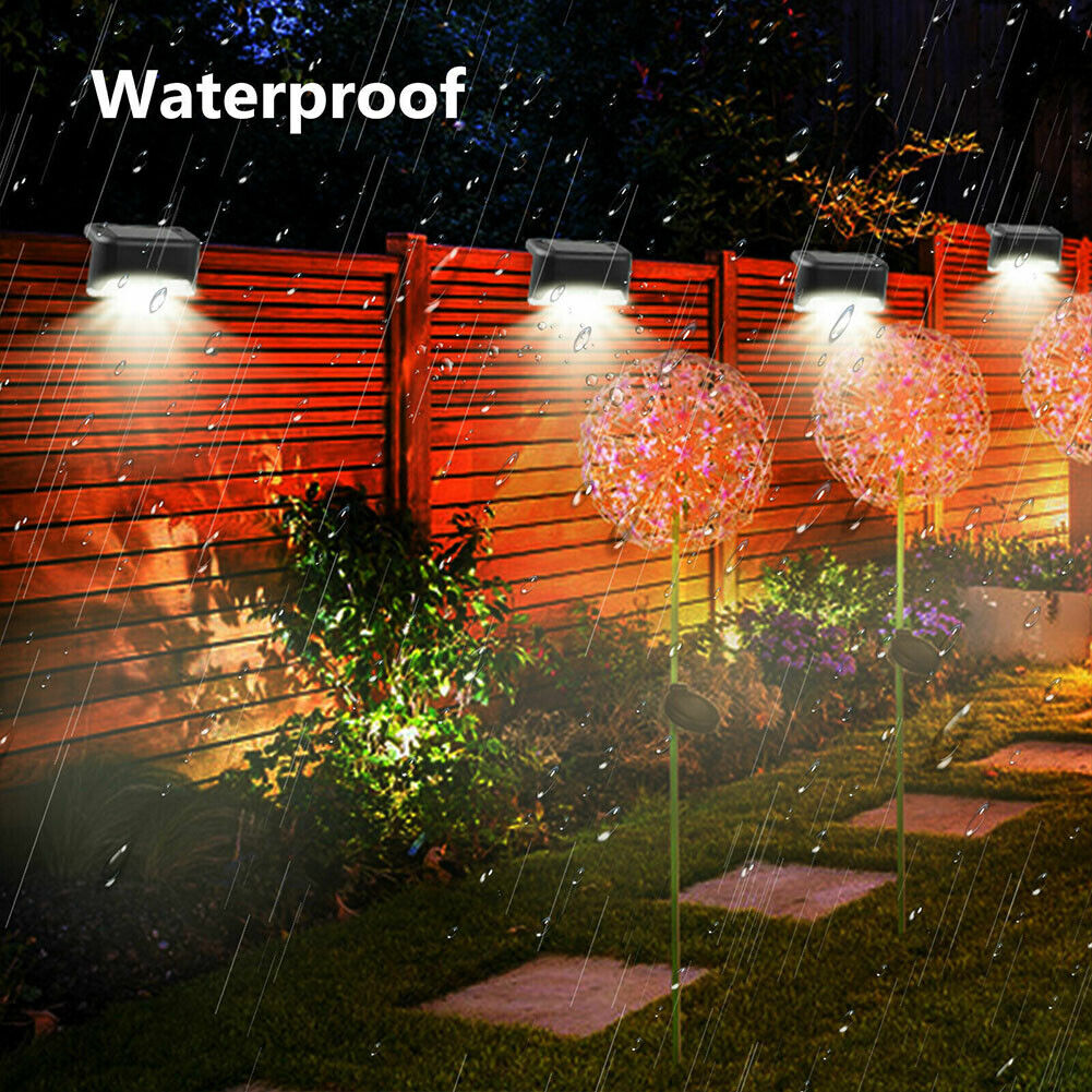 US 5-10 Pack Solar Deck Lights LED Outdoor Waterproof Railing Wall Patio Garden
