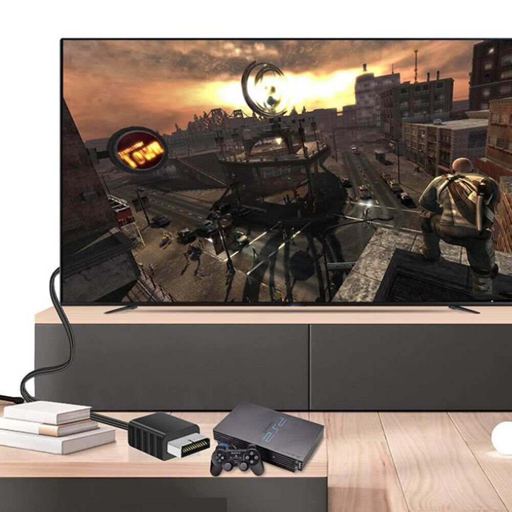 US For Sony PS1/2 to HDMI Converter 1080p Game Console Audio Video Cable Adapter