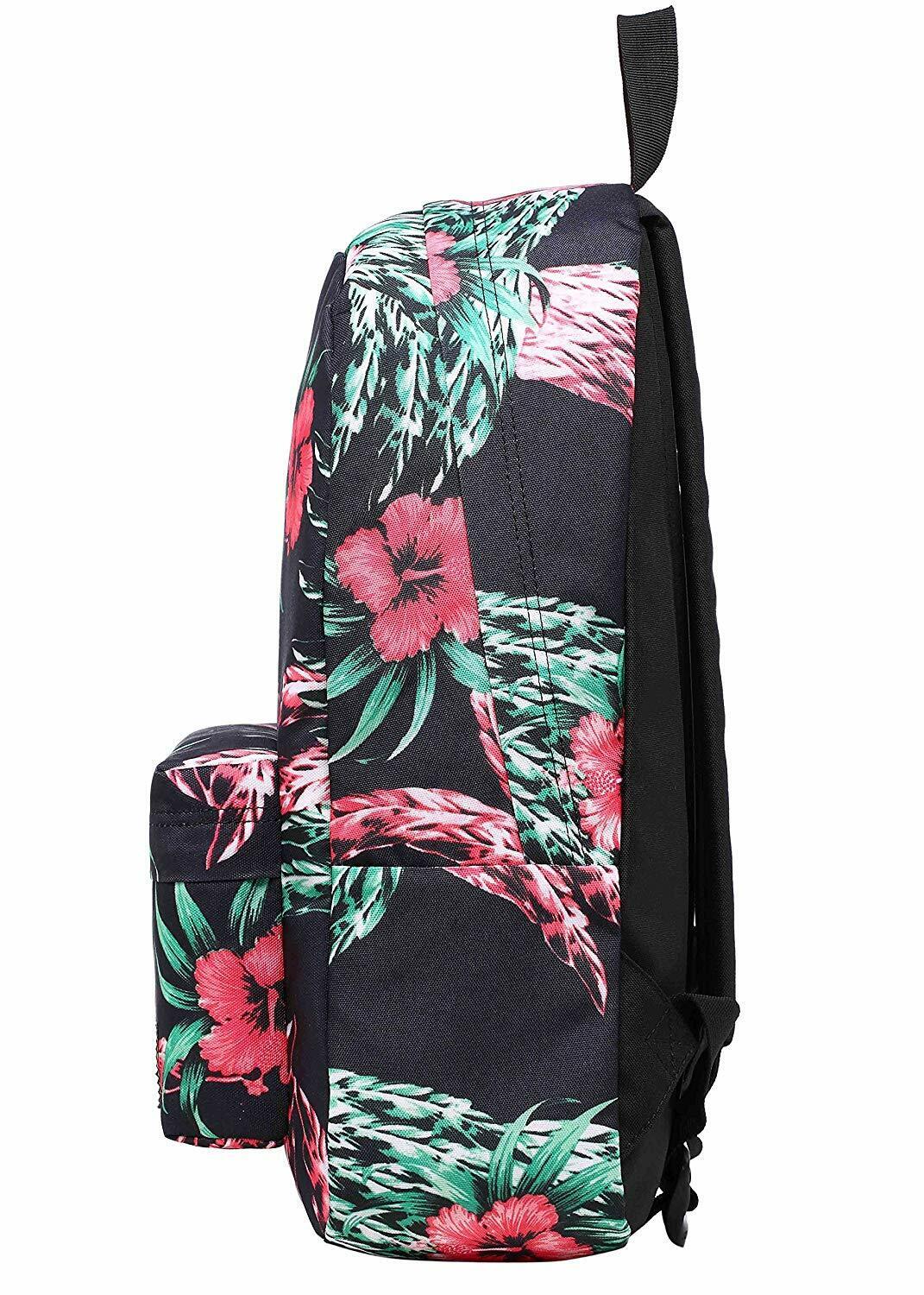 SIMPLAY Classic School Backpack Bookbag, 17"x12.5"x5",Assorted Colors and Prints