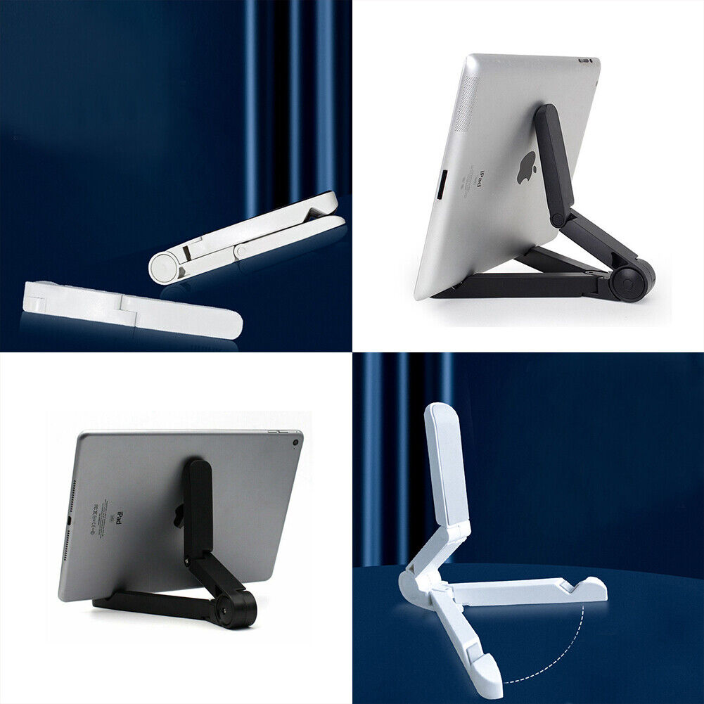 US 2-4 Pc Adjustable Stand Desktop Holder Mount Folding Non-Slip for Tablet iPad