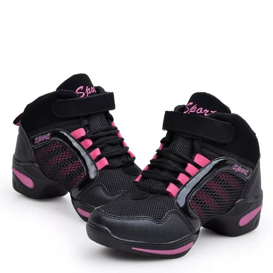 Women's Mesh Breathable Modern Ballroom Lightweight Comfort Dance Sneaker