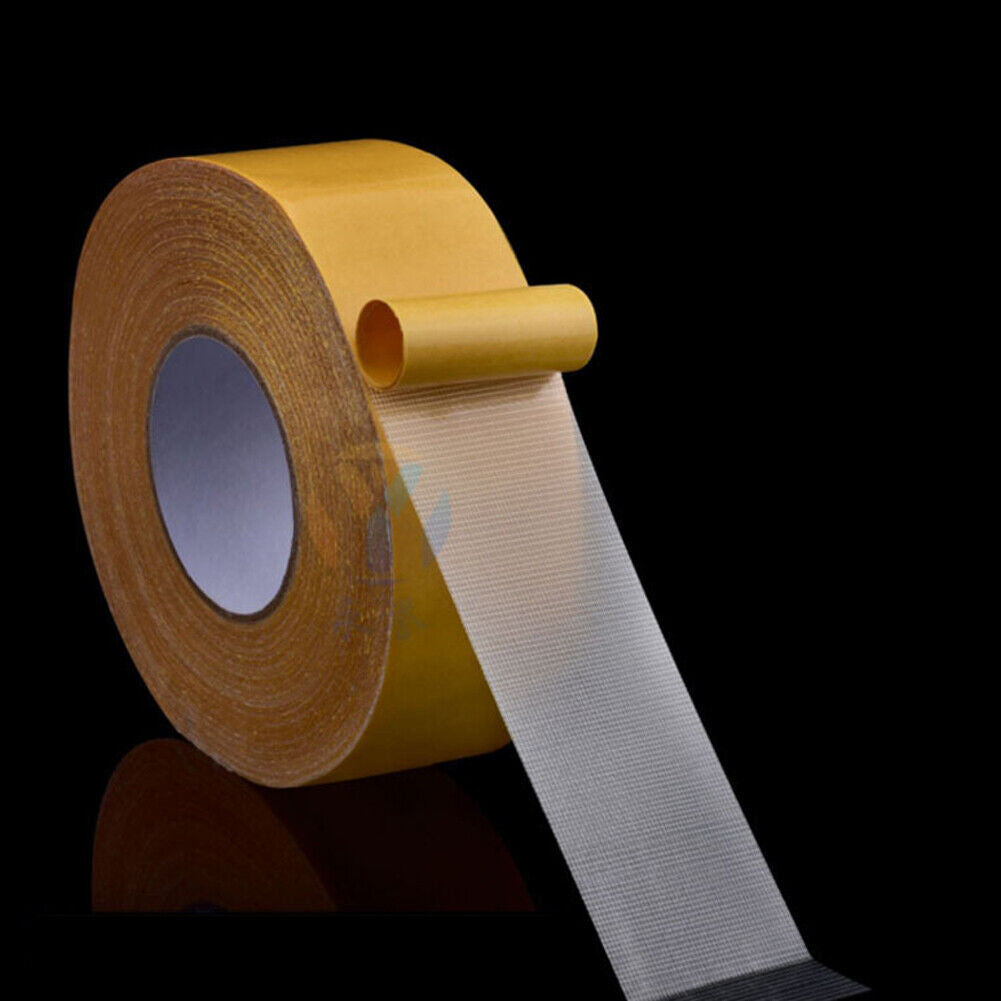 US Double Sided Tape Heavy Duty Fiberglass Adhesive Transparent Tape1.18''x15 Ft