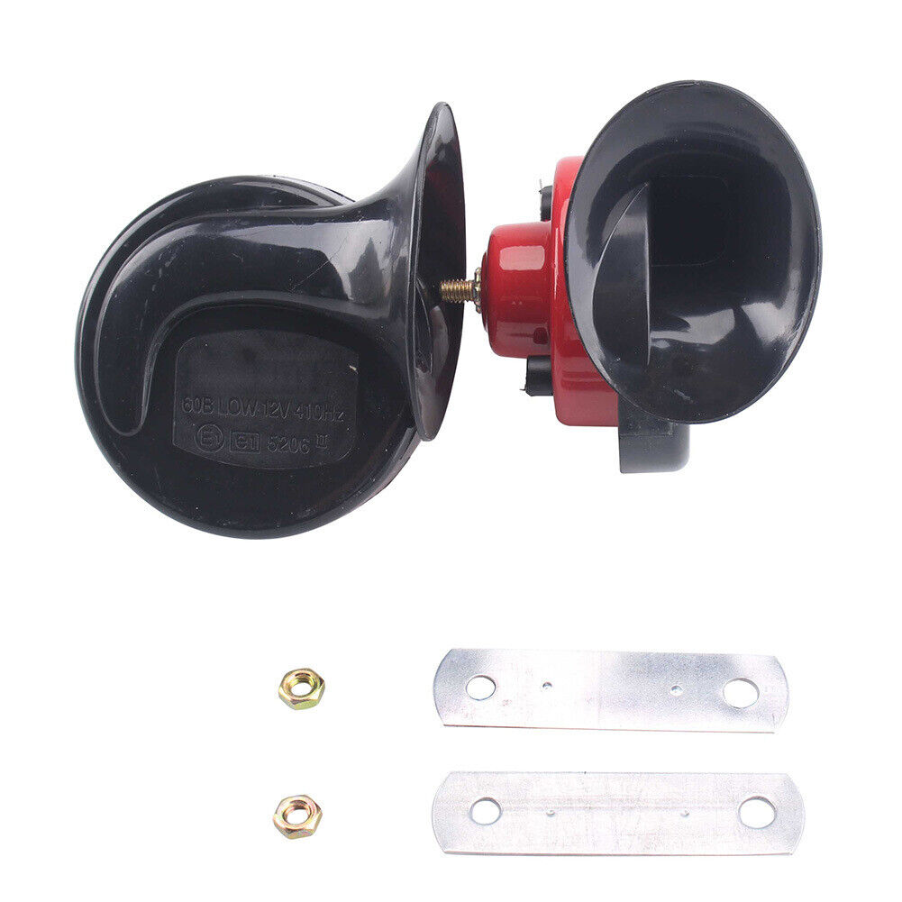 US 2-4Pc 300DB Super Loud Train Horn for Truck Train Boat Car 12V Waterproof Red