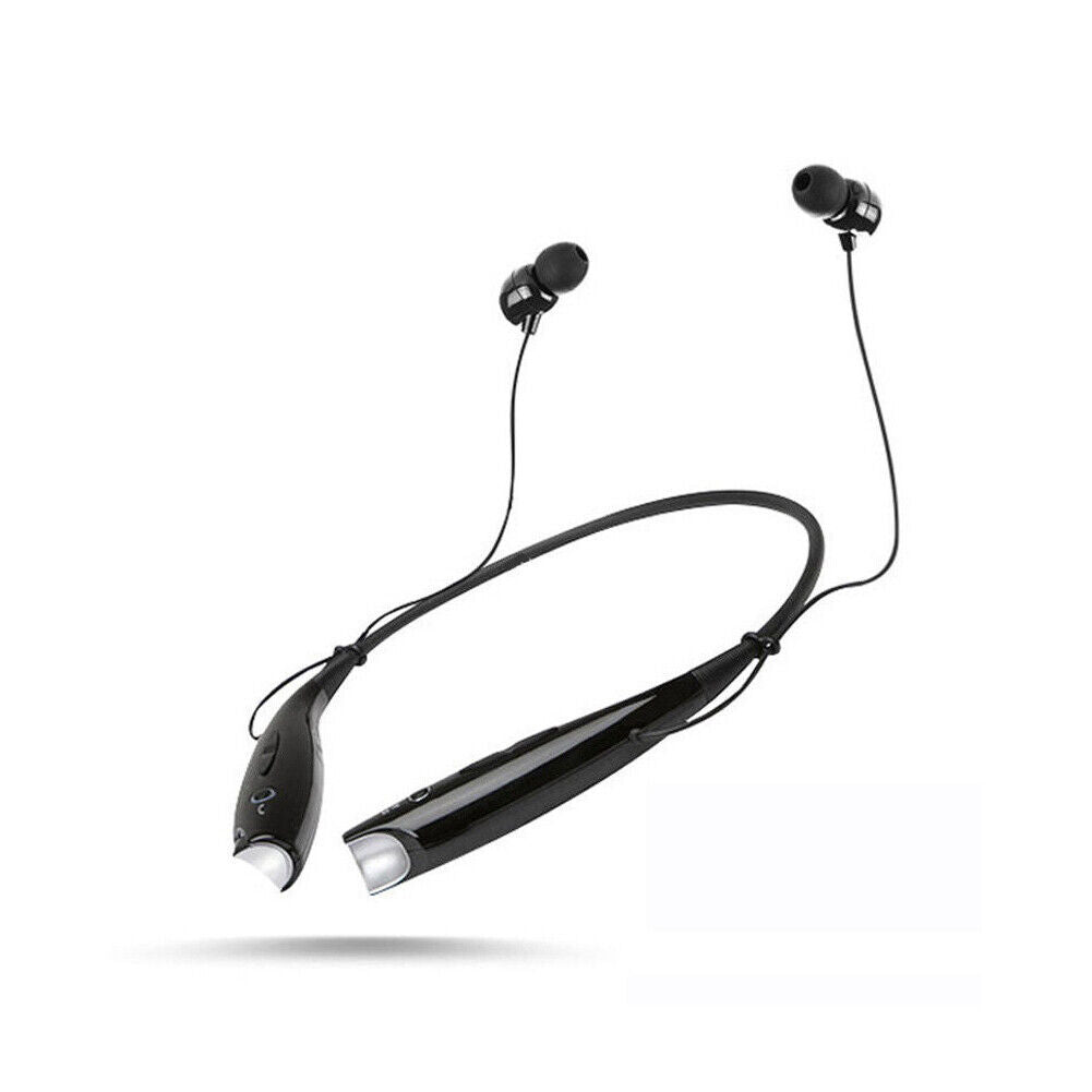 1-2Pc Bluetooth Neckband Wireless Headphones Mic Headset Stereo Earbuds Earphone