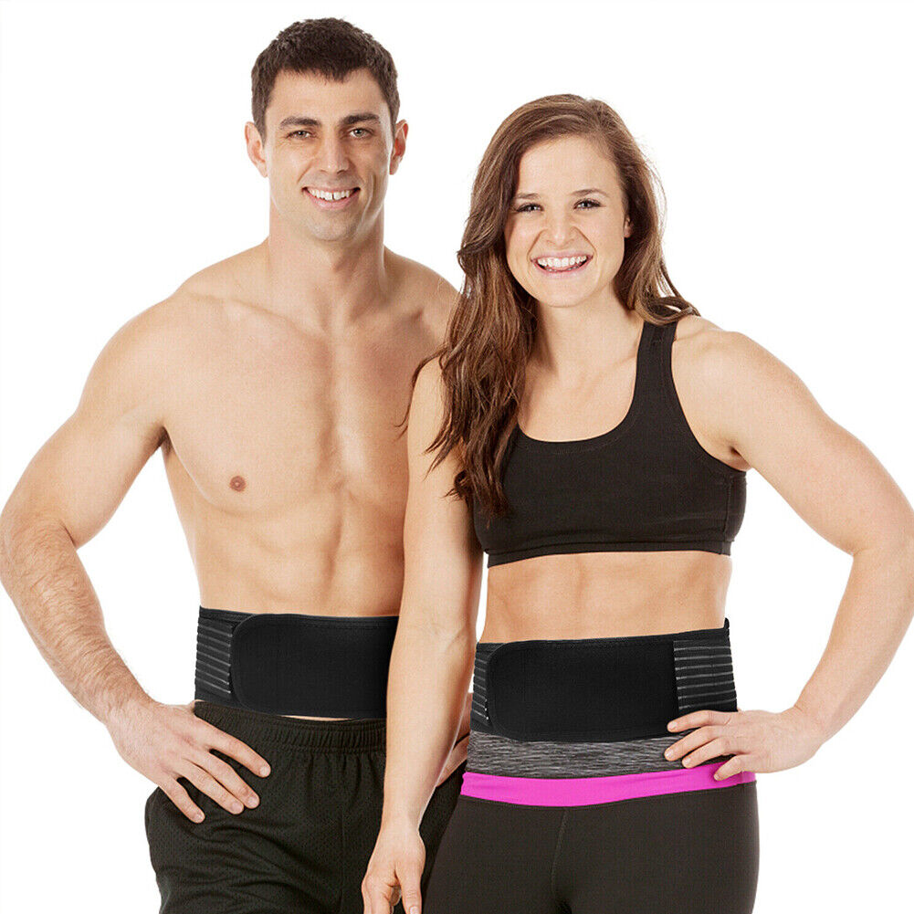 US 1-2 Pack Back Brace Support Tourmaline Self-Heating Lumbar Therapy Waist Belt