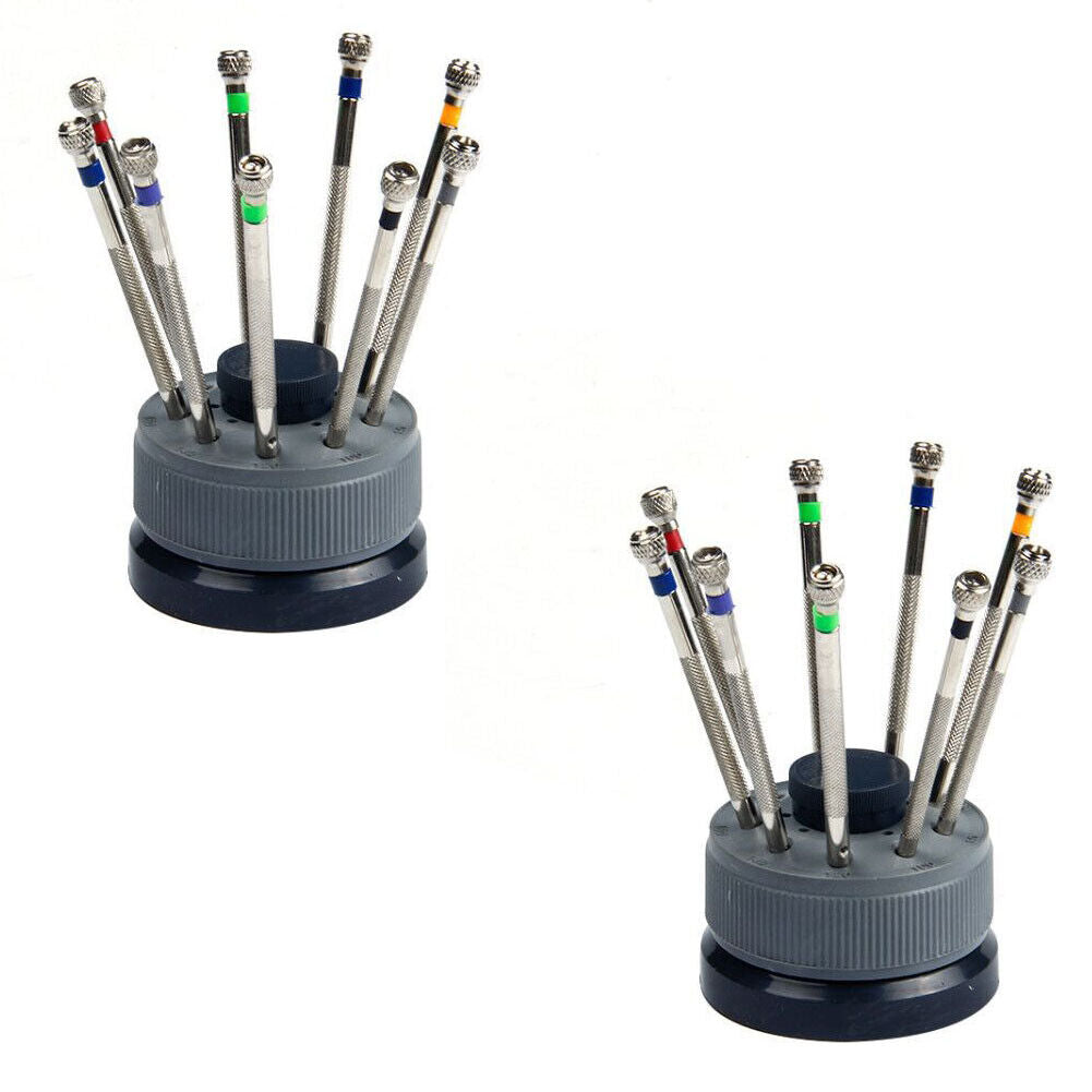 US 1-2 Set Precision Screwdriver Set Home Watch Jewelry Slotted Flat Blade Tools