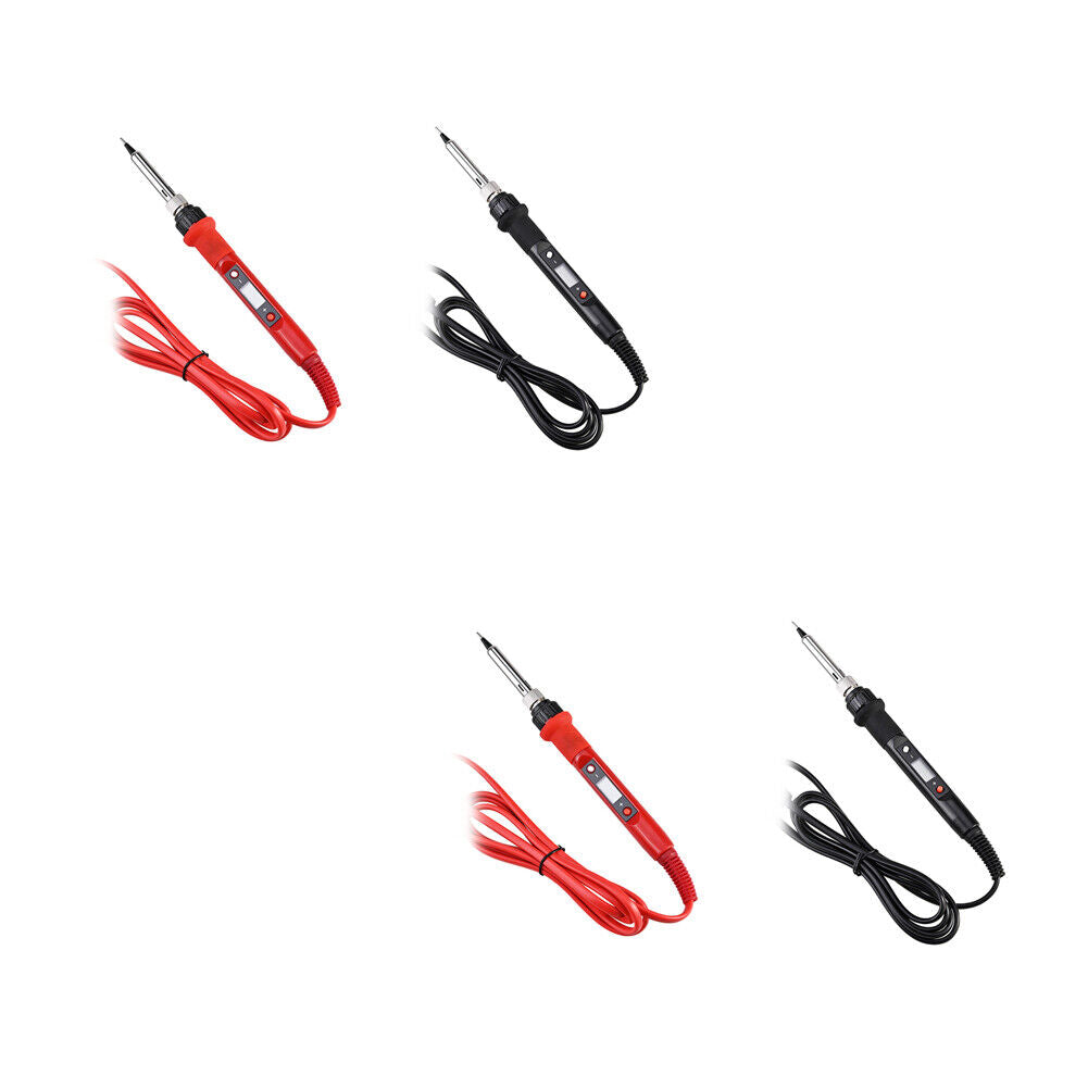 US 2Pc Soldering Iron Kit Electric Gun Adjustable Temperature Welding SolderWire