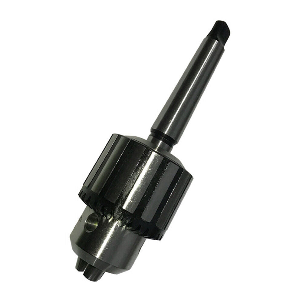 US Woodworking 1/2 Inch Diameter Drill Chuck with 2 Morse Taper Mount Mini Metal